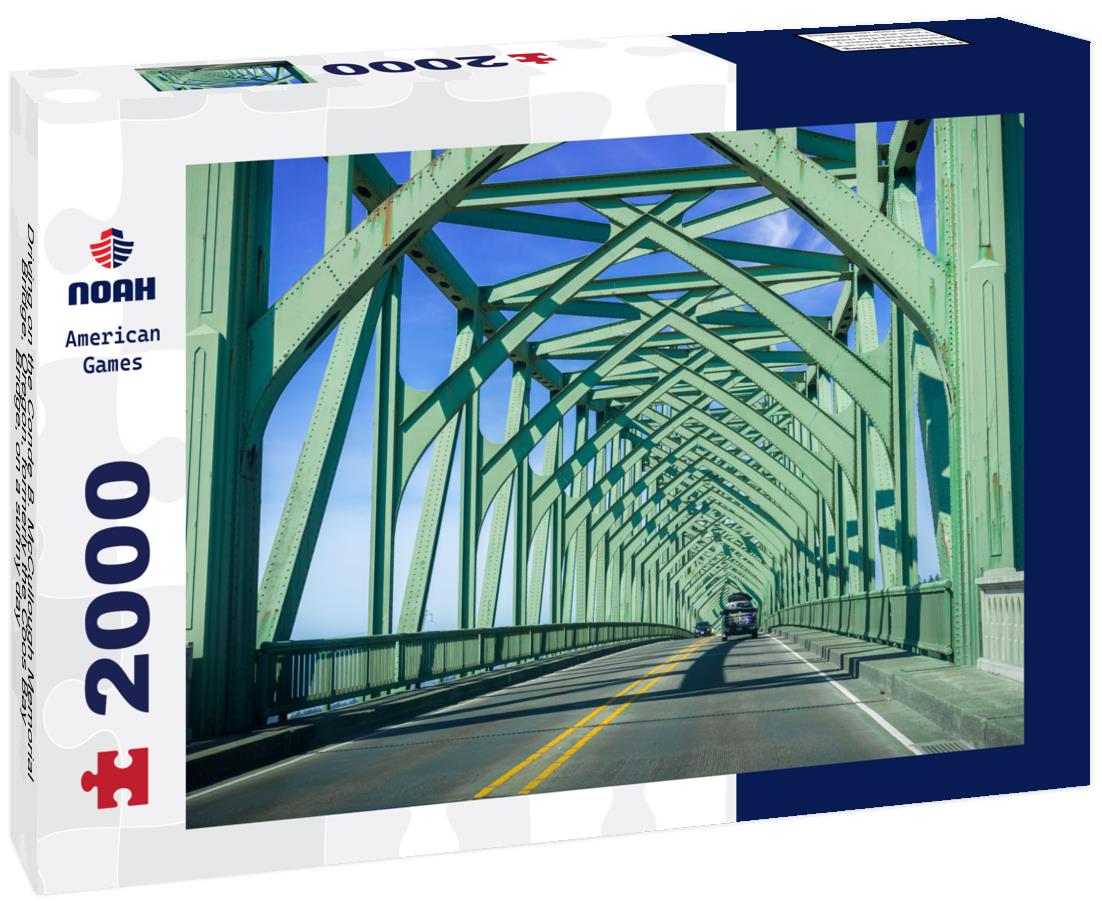 Noah Jigsaw Puzzle Driving on the Conde B. McCullough Memorial Bridge, Oregon, formerly the Coos Bay Bridge, on a sunny day 2000 pieces