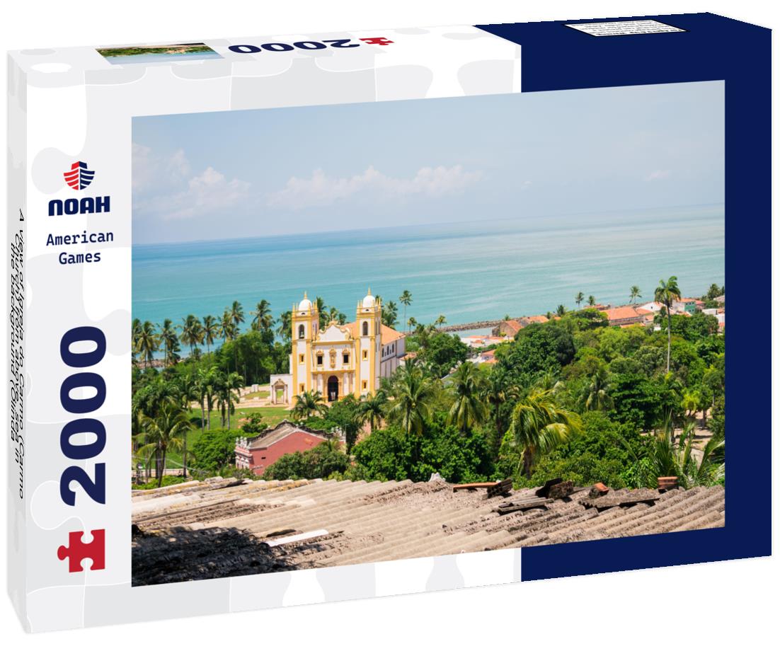 Noah Jigsaw Puzzle A view of Igreja do Carmo (Carmo Church) from above, sea in the background (Olinda - Pernambuco, Brazil) 2000 pieces
