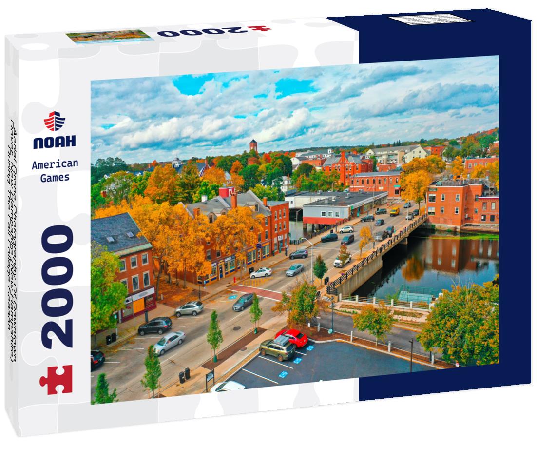 Noah Jigsaw Puzzle Aerial Drone Photography Of Downtown Dover, New Hampshire (New Hampshire) During The Fall Foliage Season 2000 pieces