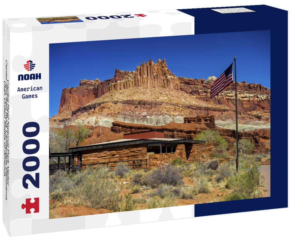 Noah Jigsaw Puzzle Capitol Reef National Park Visitor Center and Red Rock Landscape Panorama Utah United States of America 2000 pieces