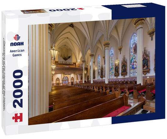 Noah Jigsaw Puzzle Panorama of the interior of the historic Cathedral of the Immaculate Conception in Fort Wayne, Indiana 2000 pieces