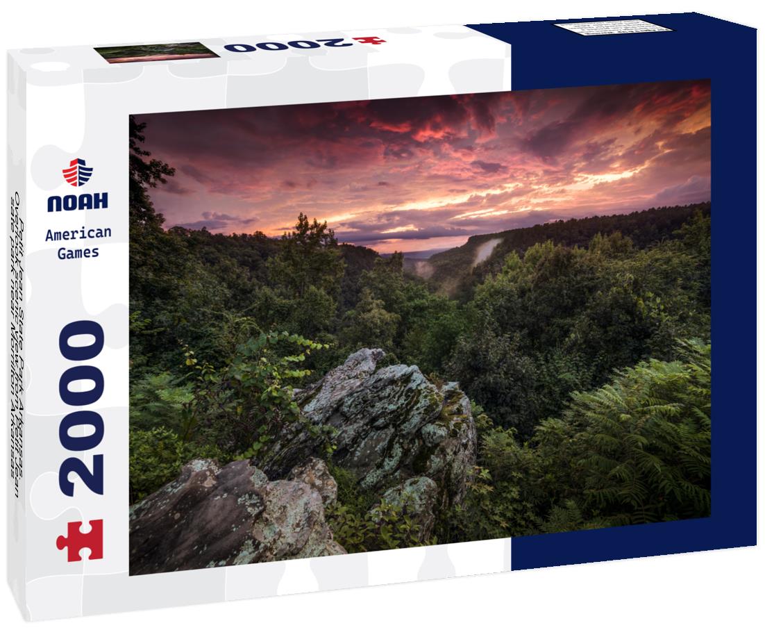 Noah Jigsaw Puzzle Petit Jean State Park Arkansas. Overlook scenic view from Petit Jean sate park near Morrilton Arkansas 2000 pieces
