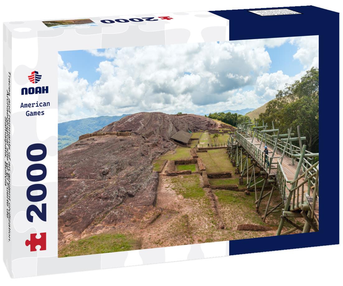 Noah Jigsaw Puzzle Traces and remnants of an ancient civilization. Archaeological site of El Fuerte de Samaipata, Bolivia 2000 pieces