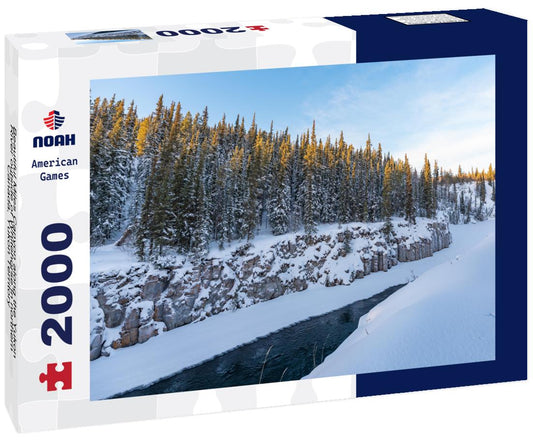 Noah Jigsaw Puzzle Beautiful Miles Canyon along the Yukon River outside of Whitehorse in northern Canada, Yukon Territory 2000 pieces