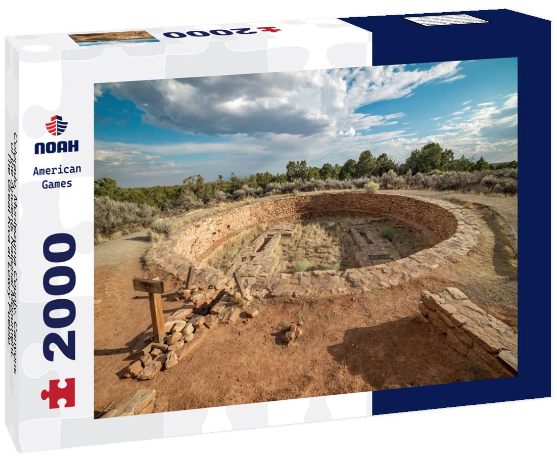 Noah Jigsaw Puzzle Colorado, Montezuma County, Canyons of the Ancients National Monument. The Great Kiva at Lowry Pueblo 2000 pieces
