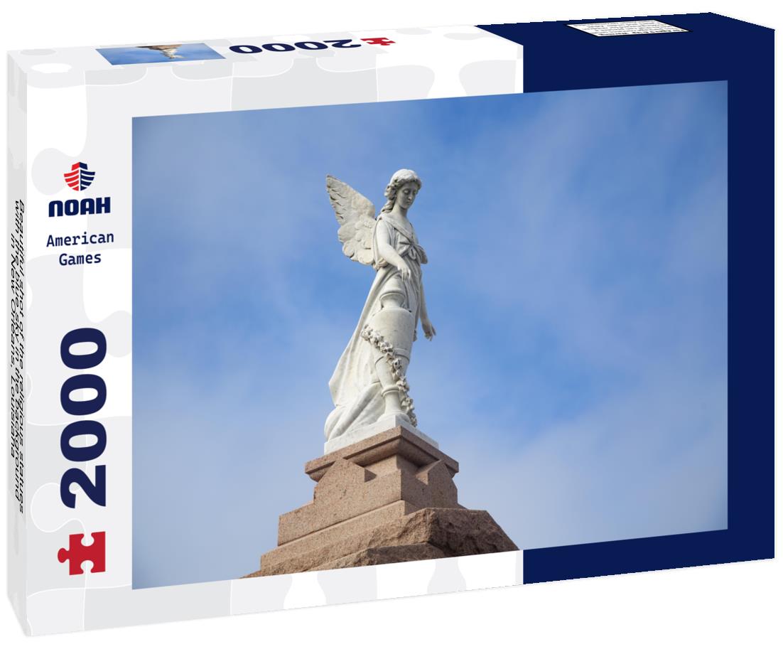Noah Jigsaw Puzzle Beautiful shot of the religious statues with the blue sky in the background in New Orleans, Louisiana 2000 pieces