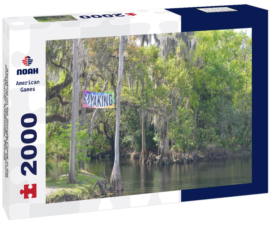 Noah Jigsaw Puzzle Kayaking on the Shingle Creek in the Shingle Creek Regional Park, Osceola County, Kissimmee, Florida 2000 pieces