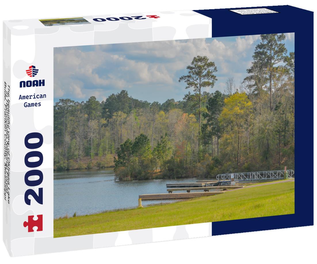 Noah Jigsaw Puzzle The beautiful view of Okhissa Lake in Homochitto National Forest, Bude, Franklin County, Mississippi 2000 pieces