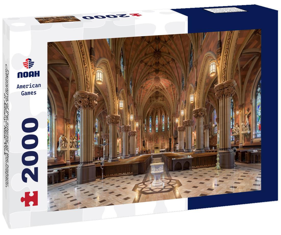 Noah Jigsaw Puzzle Panorama of the interior of the historic Cathedral of the Immaculate Conception in Albany, New York 2000 pieces