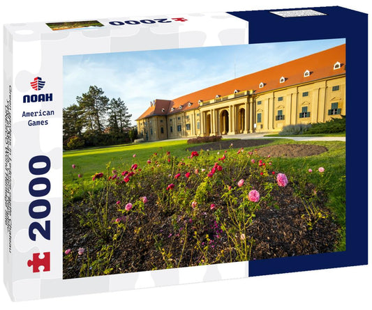 Noah Jigsaw Puzzle Green gardens in Lednice castle Chateau yard in Moravia, Czech Republic. UNESCO World Heritage Site 2000 pieces