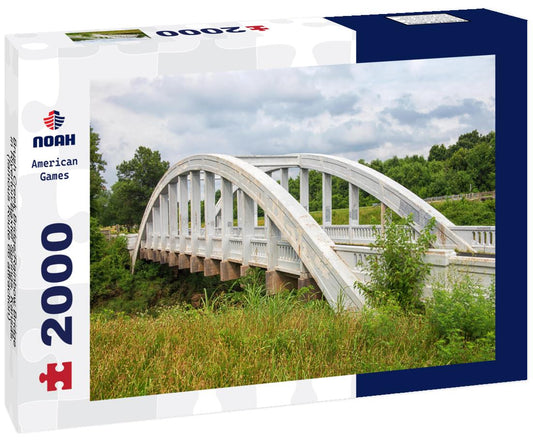 Noah Jigsaw Puzzle Brush Creek Bridge/Rainbow Bridge in Riverton/Baxter Springs, Kansas. (famous Route 66 attraction) 2000 pieces
