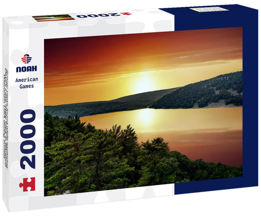 Noah Jigsaw Puzzle Scenic views found while exploring Devil's Lake State Park in Baraboo, Wisconsin USA during sunset 2000 pieces