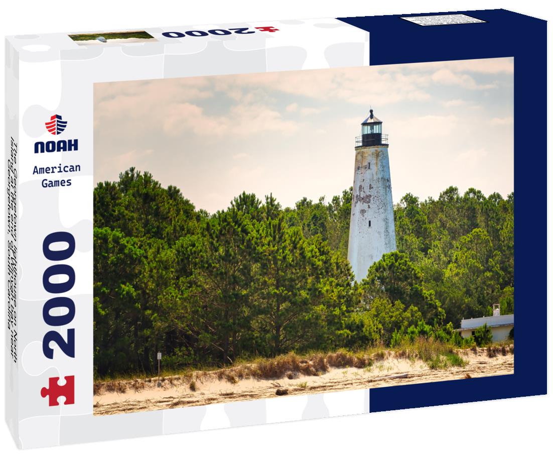 Noah Jigsaw Puzzle The Georgetown lighthouse on North Island at the end of Winyah bay near Georgetown, South Carolina 2000 pieces