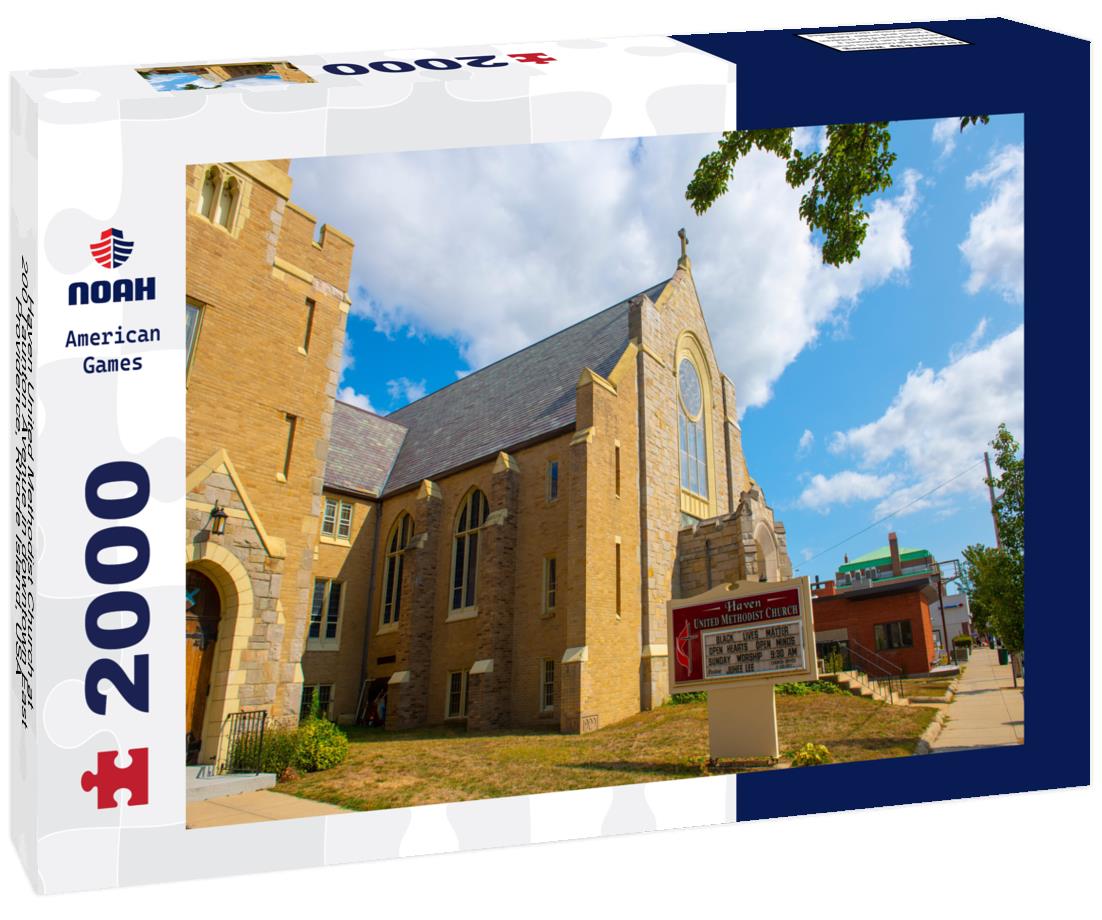 Noah Jigsaw Puzzle Haven United Methodist Church at 200 Taunton Avenue in downtown East Providence, Rhode Island, USA 2000 pieces