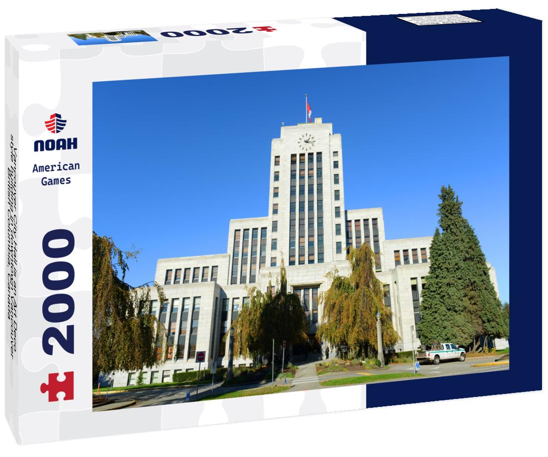 Noah Jigsaw Puzzle Vancouver City Hall is an Art Deco style building in downtown Vancouver, British Columbia, Canada 2000 pieces