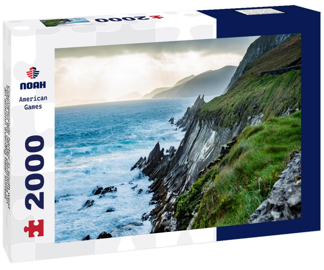 Noah Jigsaw Puzzle Coumeenoule harbor in south west ireland on the dingle peninsula on an autumn evening near sunset 2000 pieces