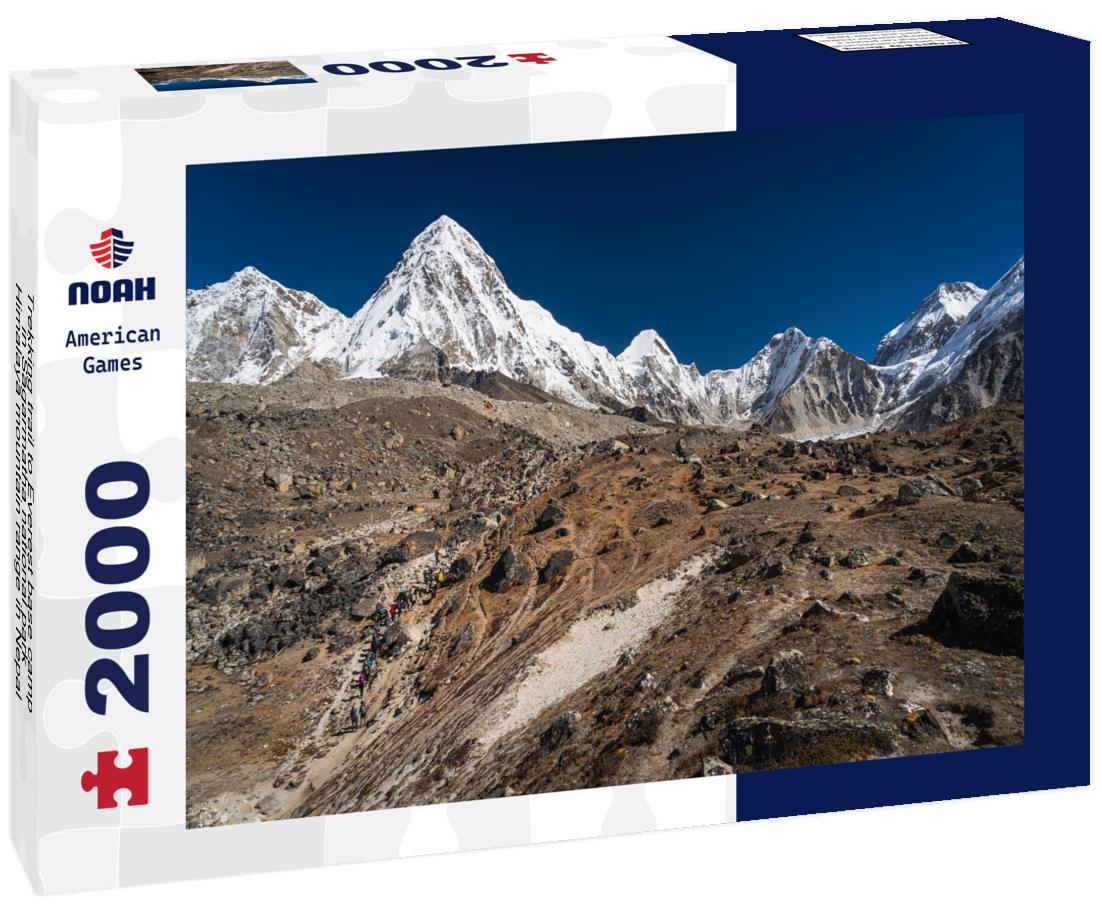 Noah Jigsaw Puzzle Trekking trail to Everest base camp in Sagarmatha national park, Himalaya mountain range in Nepal 2000 pieces