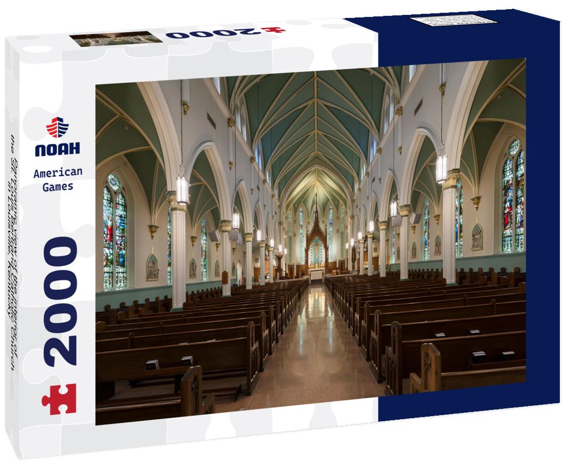 Noah Jigsaw Puzzle Panoramic view of the interior of the St. Louis Bertrand Catholic Church in Louisville, Kentucky 2000 pieces