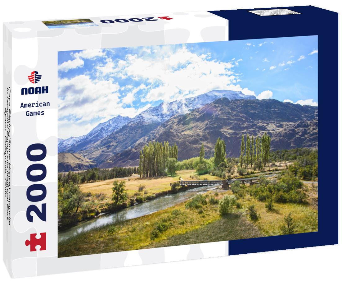 Noah Jigsaw Puzzle Casa Piedra (Stone House) campsite in beautiful Patagonia National Park, Aysen, Patagonia, Chile 2000 pieces