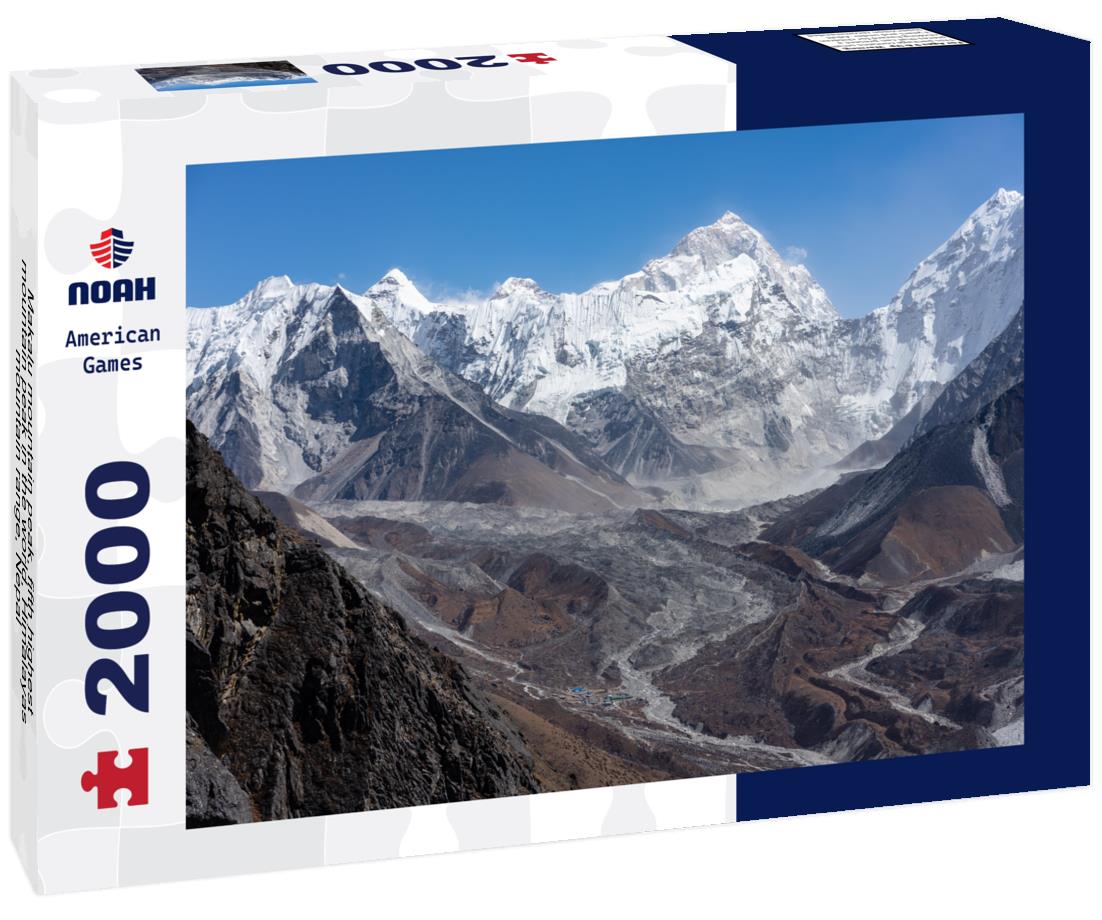 Noah Jigsaw Puzzle Makalu mountain peak, fifth highest mountain peak in the world, Himalayas mountain range, Nepal 2000 pieces