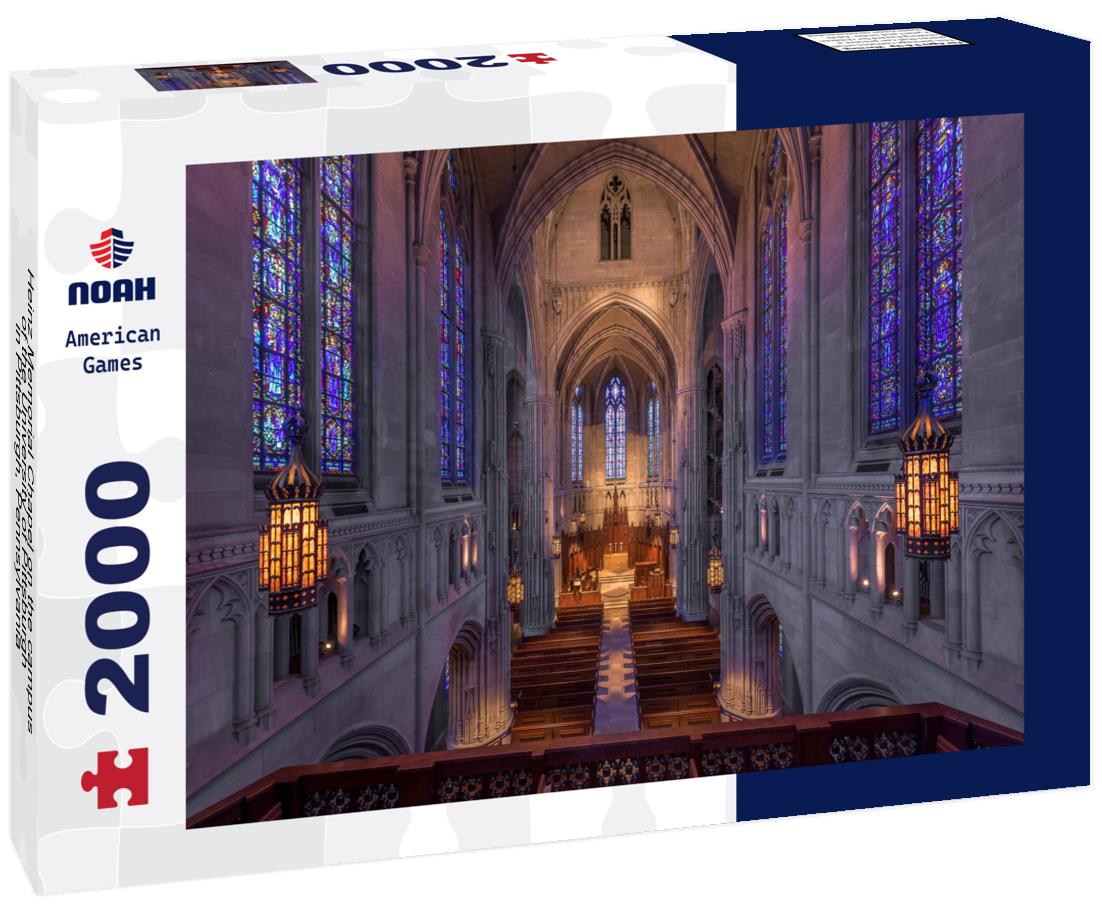 Noah Jigsaw Puzzle Heinz Memorial Chapel on the campus of the University of Pittsburgh in Pittsburgh, Pennsylvania 2000 pieces