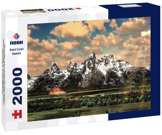 Noah Jigsaw Puzzle Beautiful shot of the Grand Teton National Park in Wyoming with snowy mountains in the distance 2000 pieces