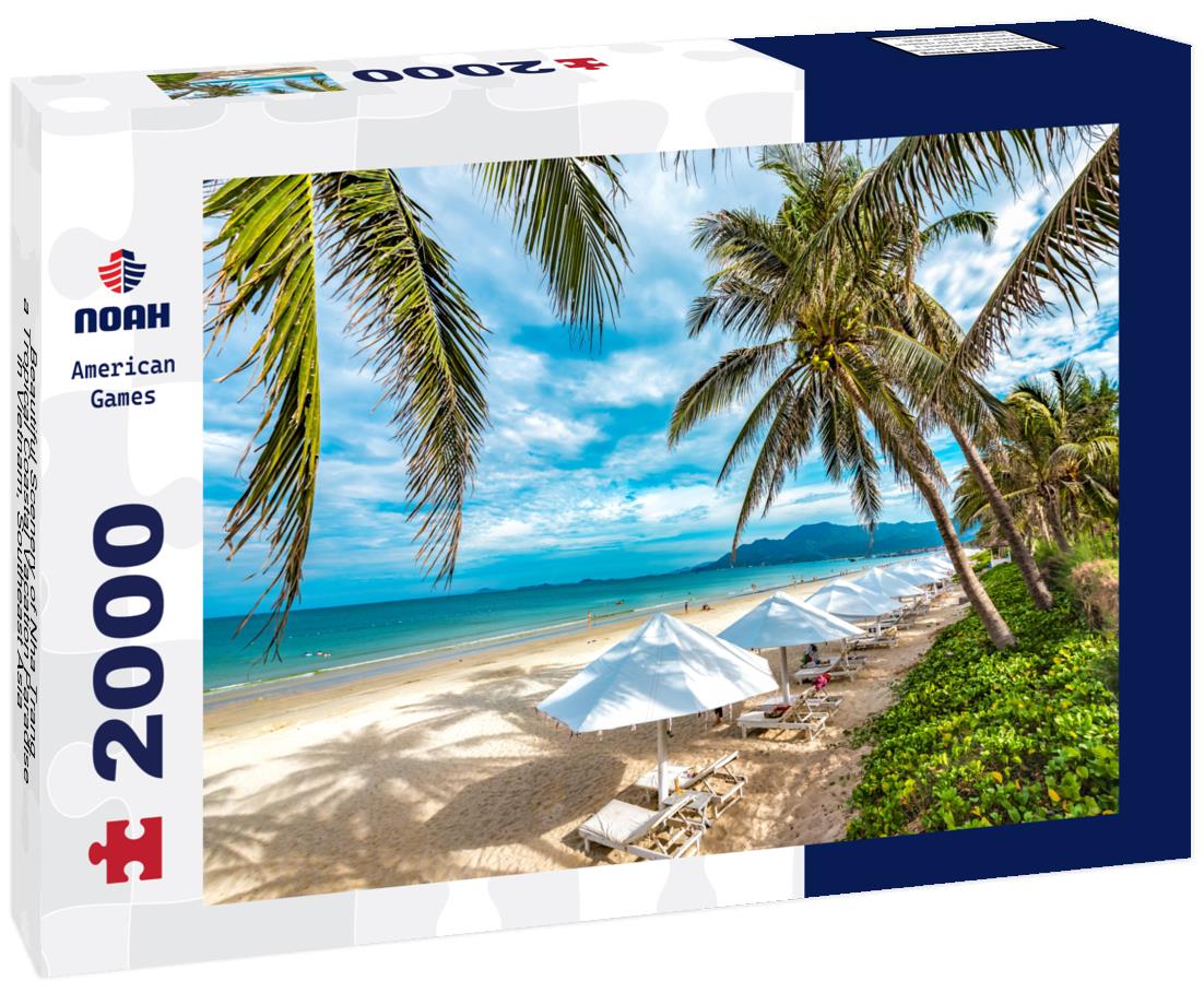 Noah Jigsaw Puzzle Beautiful Scenery of Nha Trang, a Tropical Coastal Vacation Paradise in Vietnam, Southeast Asia 2000 pieces