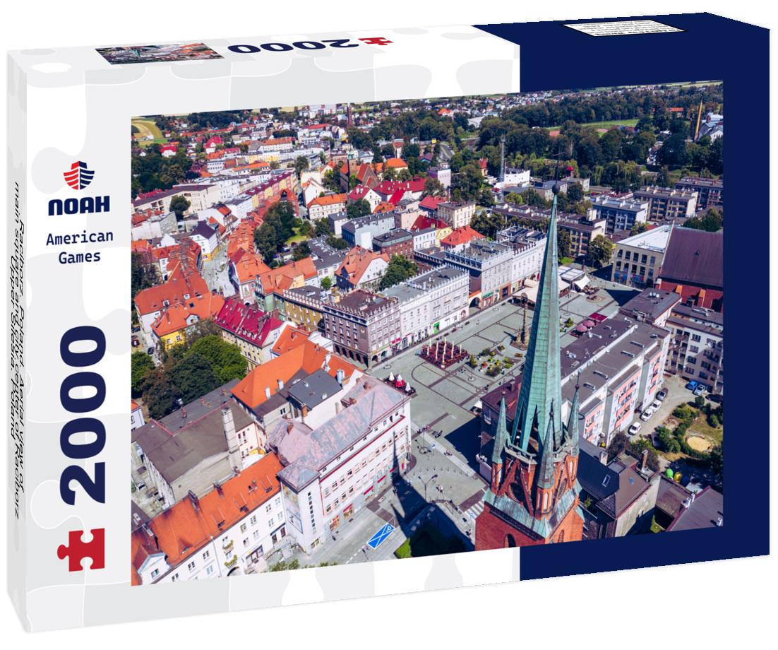 Noah Jigsaw Puzzle Raciborz. Poland. Aerial view of main square and city center of Raciborz, Upper Silesia. Poland 2000 pieces