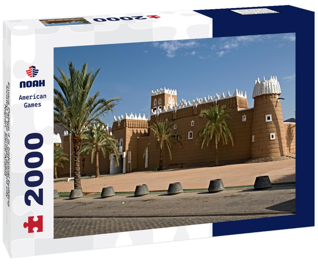 Noah Jigsaw Puzzle Emara Palace it is historical building located in the central ancient city Najran. Saudi Arabia 2000 pieces