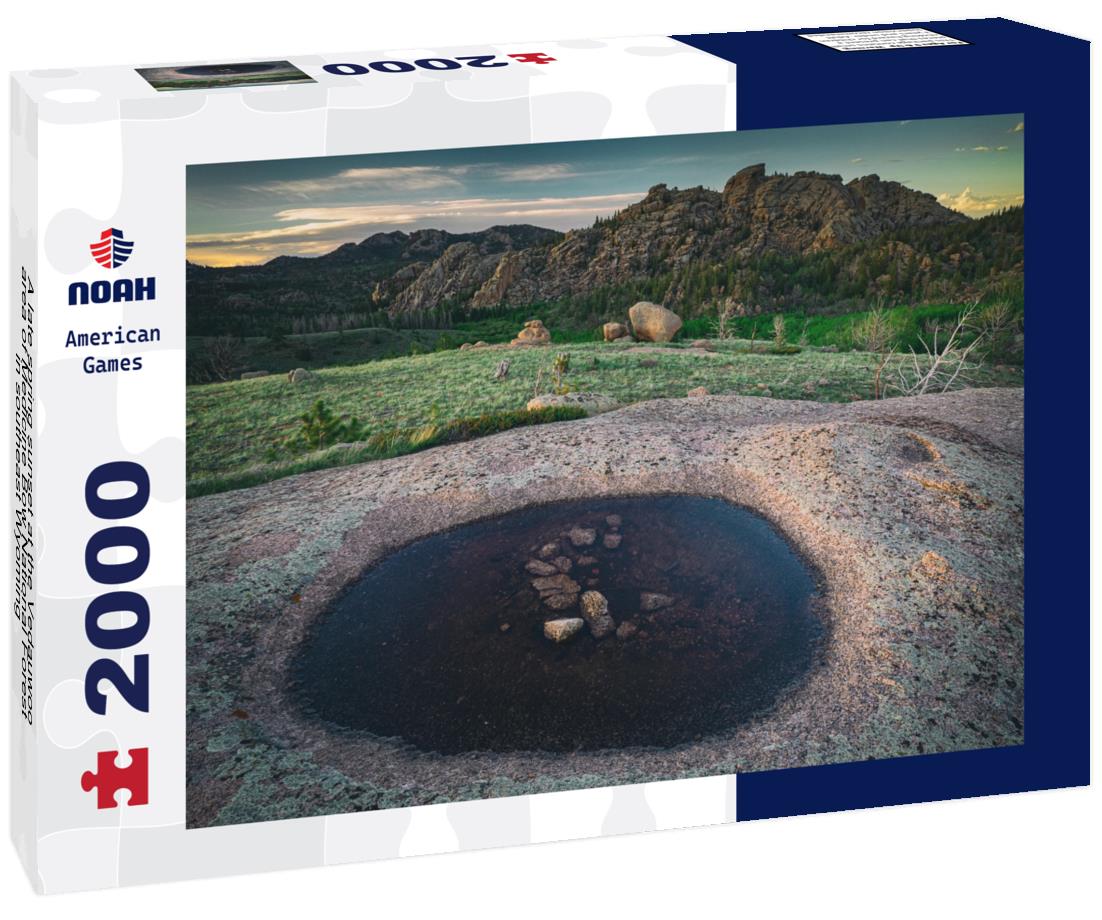 Noah Jigsaw Puzzle A late spring sunset at the Vedauwoo area of Medicine Bow National Forest in southeast Wyoming 2000 pieces