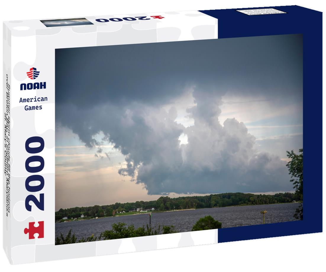 Noah Jigsaw Puzzle Summer storm clouds fill the horizon over Breton Bay, in southern Maryland;s St. Mary's County 2000 pieces