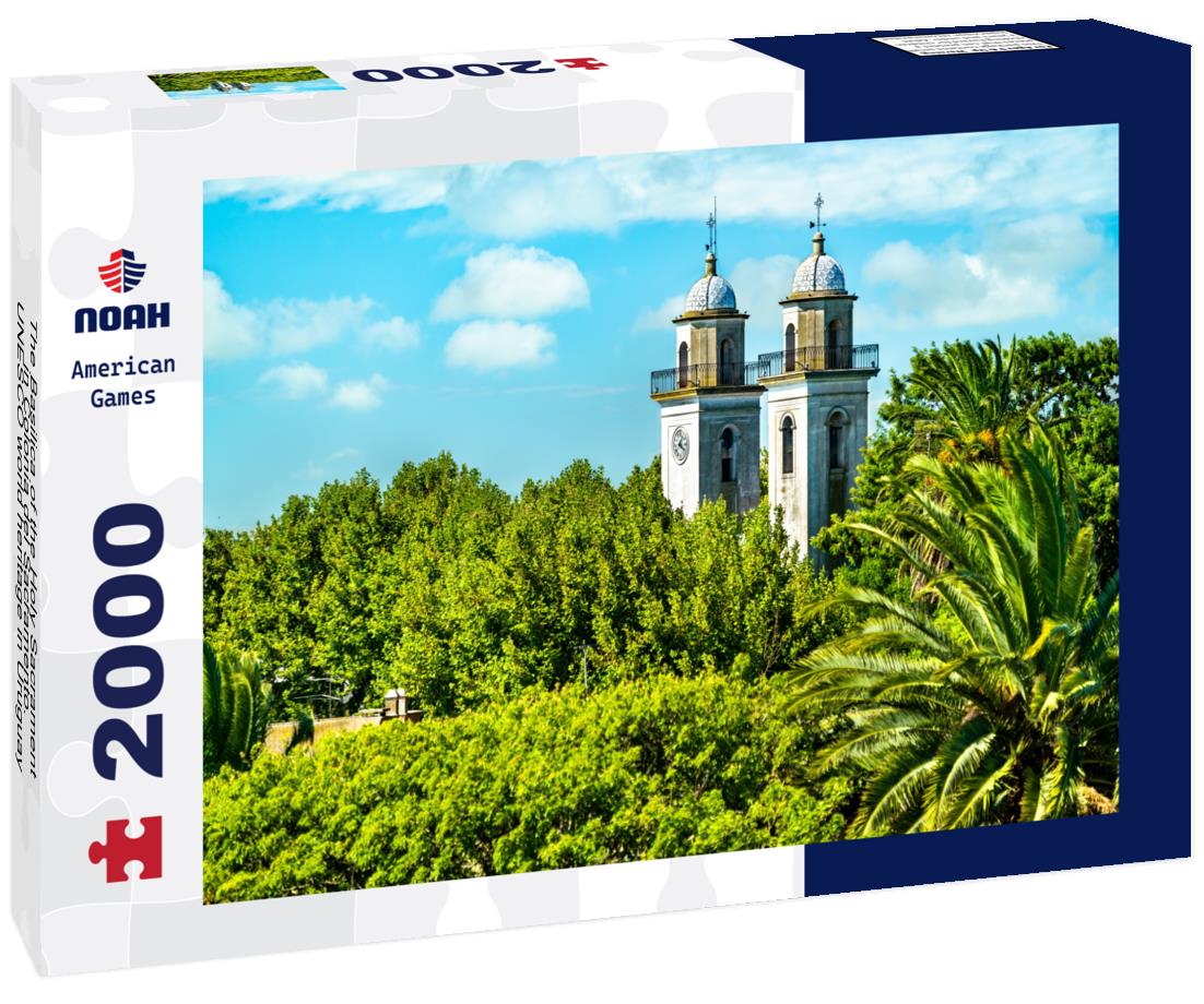 Noah Jigsaw Puzzle The Basilica of the Holy Sacrament in Colonia del Sacramento. UNESCO world heritage in Uruguay 2000 pieces