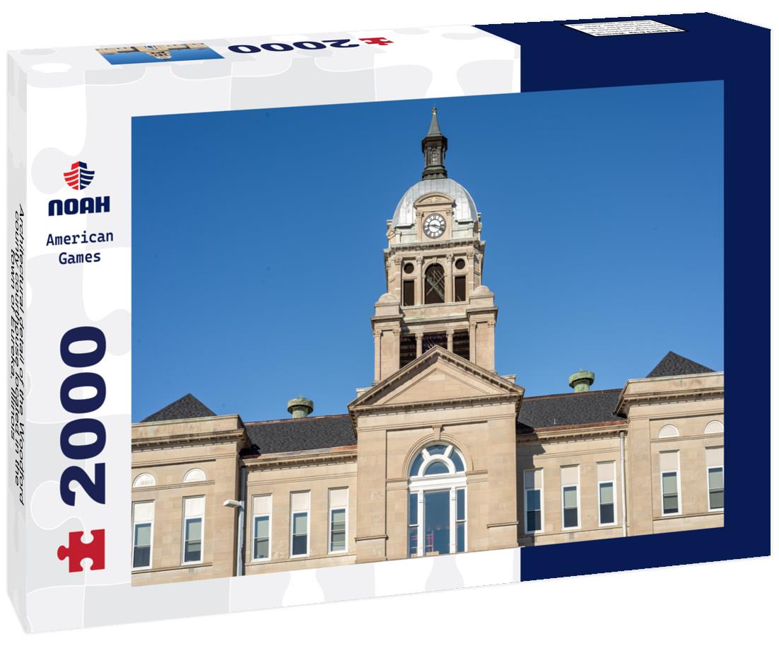 Noah Jigsaw Puzzle Architectural detail of the Woodford county courthouse located in the town of Eureka, Illinois 2000 pieces