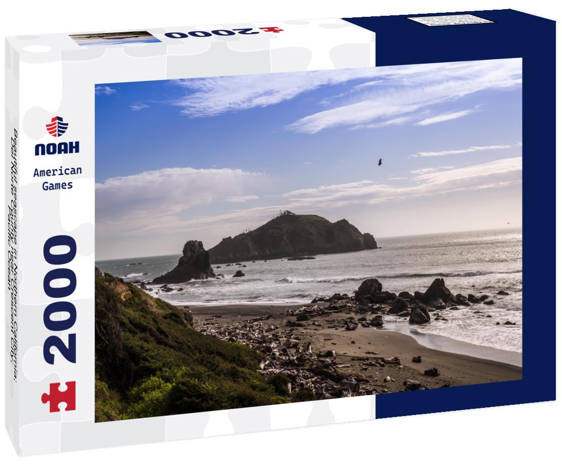 Noah Jigsaw Puzzle Beautiful seascape in Northern California; Del Norte County near Crescent City; Pacific Ocean 2000 pieces