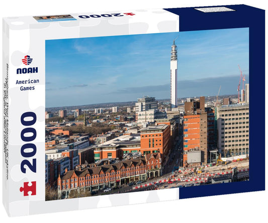 Noah Jigsaw Puzzle Birmingham, West Midlands, UK skyline. The city is the second biggest in England after London 2000 pieces