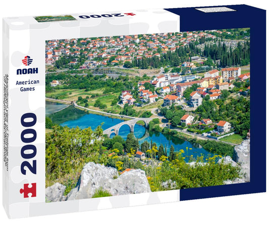Noah Jigsaw Puzzle Magnificent view of Trebinje from the height of the ancient temple of Hercegovachka-Gracanica 2000 pieces