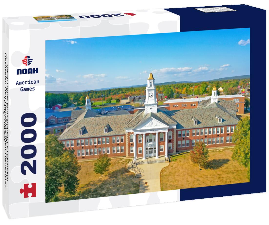 Noah Jigsaw Puzzle Aerial Drone Photography Of Downtown Rochester, New Hampshire (New Hampshire) During The Fall 2000 pieces