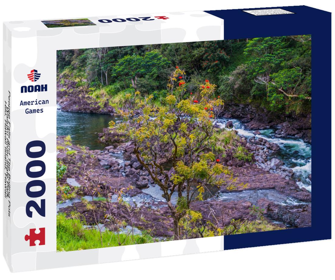 Noah Jigsaw Puzzle Peepee Falls and The Boiling Pots, Wailuku River State Park, Hilo, Hawaii Island, Hawaii, USA 2000 pieces