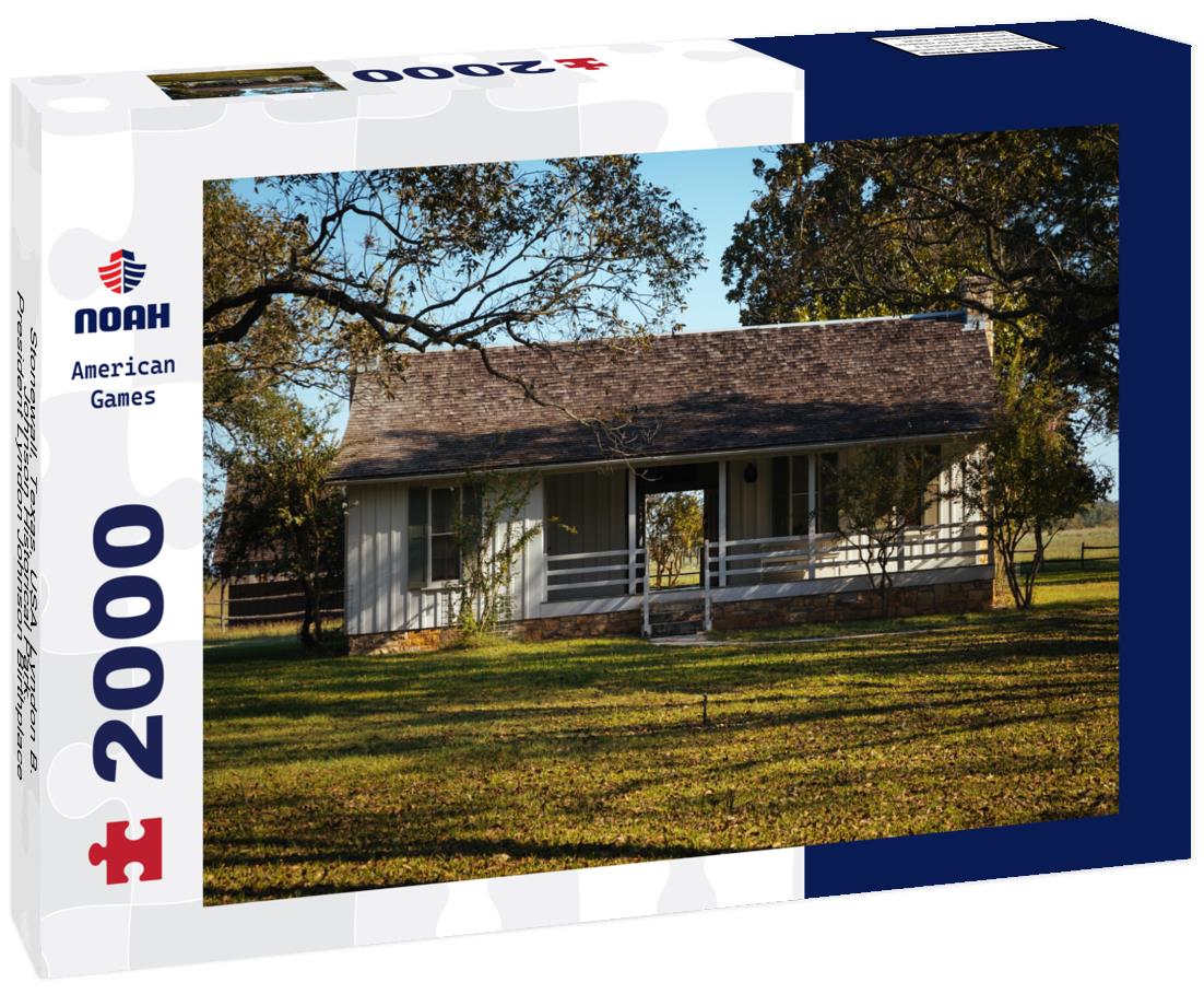 Noah Jigsaw Puzzle Stonewall, Texas, USA. Lyndon B. Johnson Historical Park. President Lyndon Johnson Birthplace 2000 pieces