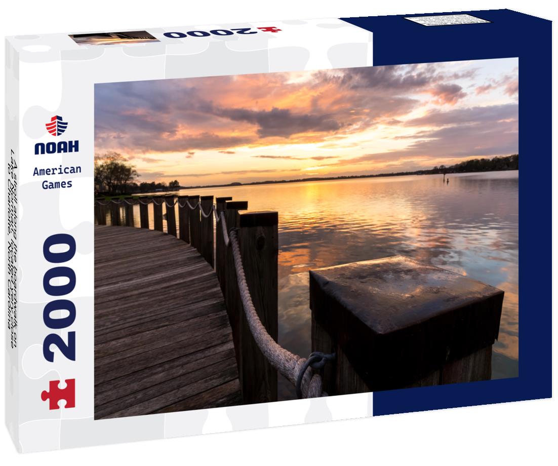 Noah Jigsaw Puzzle A stroll along the boardwalk on Lake Norman, located very close to Charlotte, North Carolina 2000 pieces