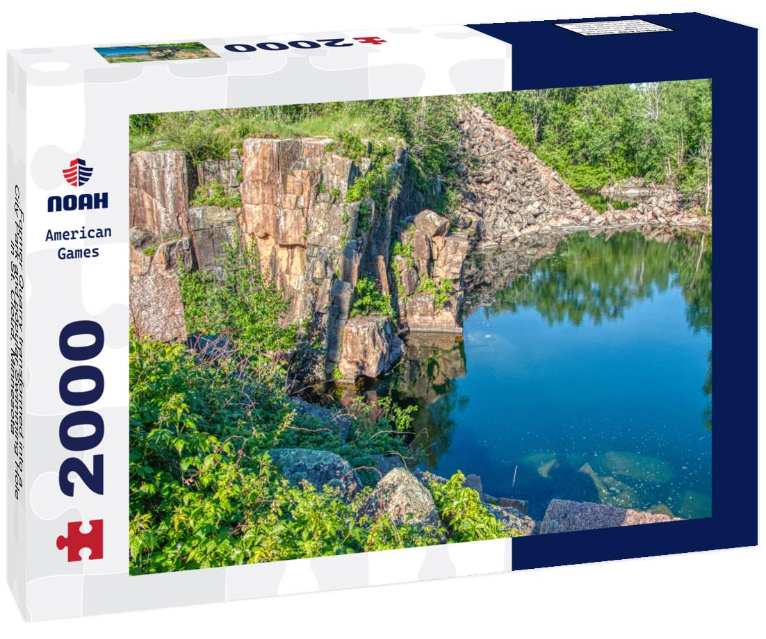 Noah Jigsaw Puzzle Former Quarry transformed into a City Park and popular Swimming Hole in St. Cloud, Minnesota 2000 pieces