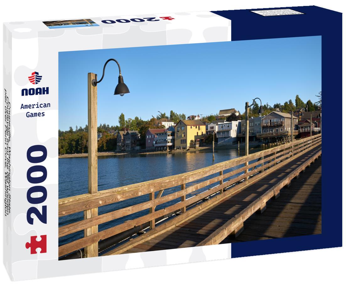 Noah Jigsaw Puzzle Coupeville, Washington State. Coupeville from the old wooden pier over Penn Cove, Washington 2000 pieces