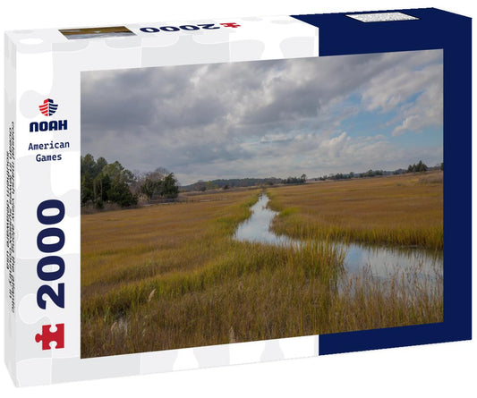 Noah Jigsaw Puzzle coastal marsh view along the atlantic ocean in lewes sussex country in southern delaware usa 2000 pieces