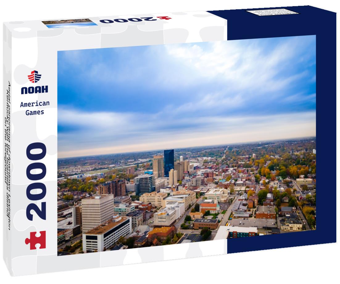 Noah Jigsaw Puzzle Aerial panorama of downtown Lexington, Kentucky with the business district on the foreground 2000 pieces