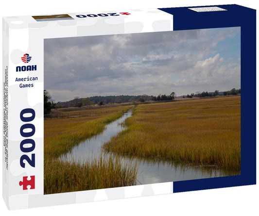 Noah Jigsaw Puzzle coastal marsh view along the atlantic ocean in lewes sussex country in southern delaware usa 2000 pieces