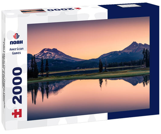 Noah Jigsaw Puzzle Sparks Lake in Central Oregon Cascade Lakes Highway, a popular outdoor vacation destination 2000 pieces