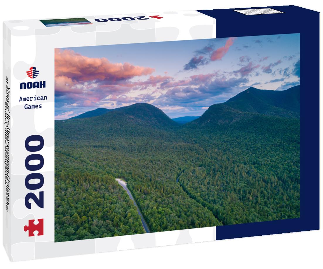 Noah Jigsaw Puzzle View of the Kancamagus Highway at sunset, in White Mountains National Forest, New Hampshire 2000 pieces
