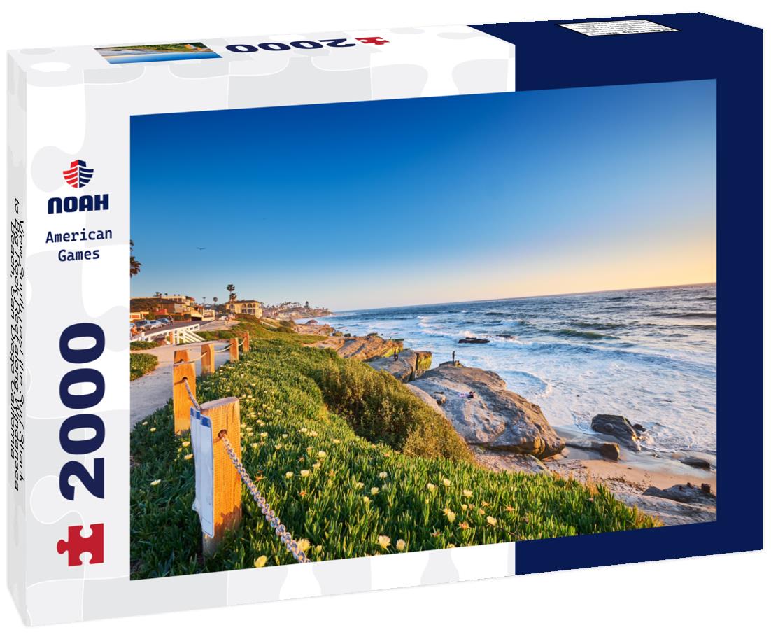 Noah Jigsaw Puzzle View South past the Surf Shack to Big Rock Reef along Windansea Beach, San Diego California 2000 pieces