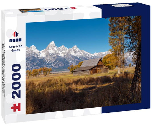 Noah Jigsaw Puzzle T.A. Moulton Barn within Mormon Row Historic District in Grand Teton National Park, Wyoming 2000 pieces