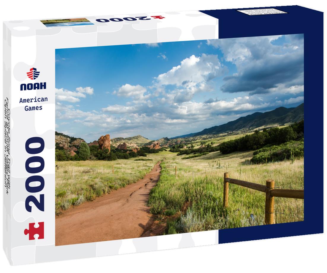 Noah Jigsaw Puzzle Coyote Song Trail with Fence at South Valley Park Open Space in Jefferson County, Colorado 2000 pieces